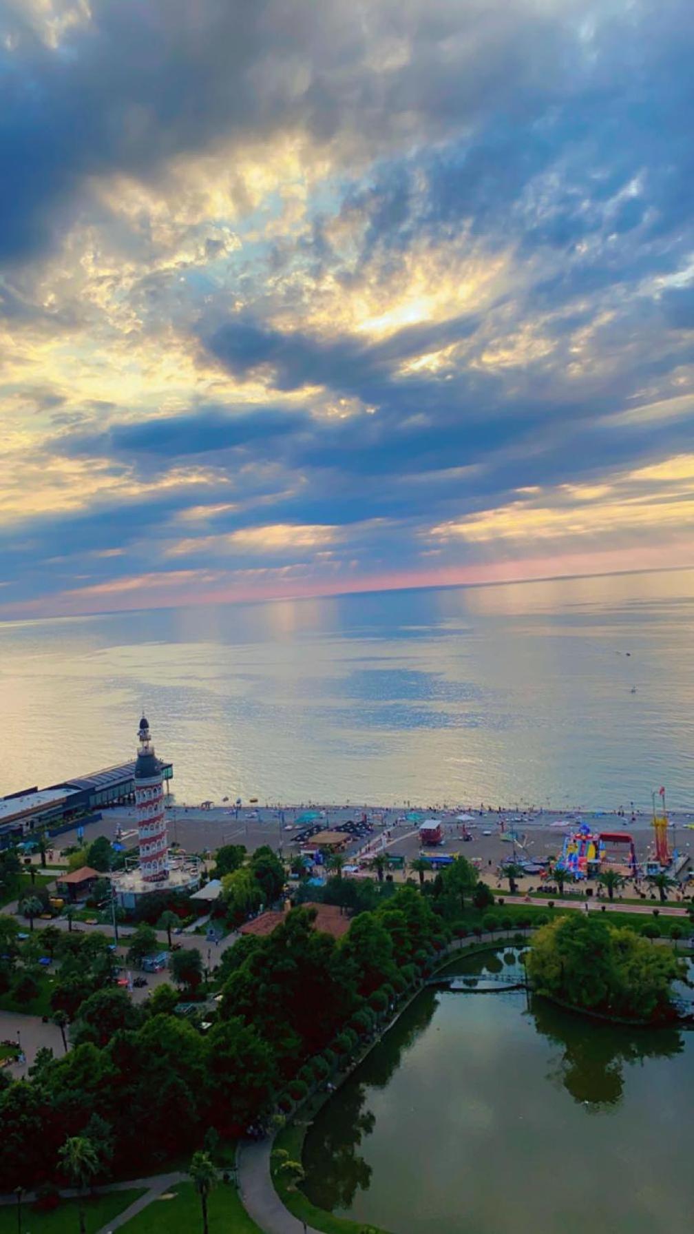Апартаменты С Видом На Море Twin Towers Batumi, Orbi City Buitenkant foto